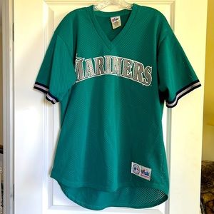MLB Mariners size L Jersey teal Griffey 24 genuine merchandise by Majestic.
